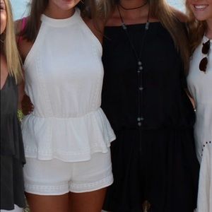 Moon River white romper
